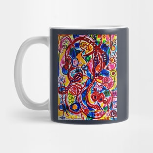 Abstract Map Mug